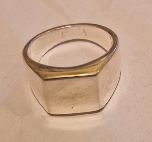 Chevalière moderne argent - moderne,