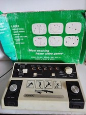 CONSOLE PONG - SOUNDIC - AVEC BOITE - 6 JEUX -  VINTAGE 1977  NON TESTE