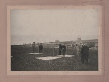 Cliché Verascope Jules Richard. Montage d’Ailes d’Aéroplane. XIXè siècle.