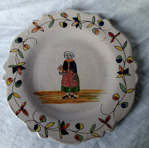 Assiette faïence de - faïence,