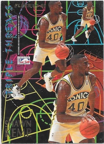 Carte fleer 1994 shawn - carte,