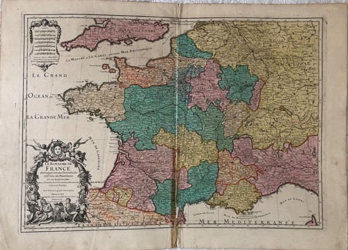 Royaume france carte - le, de