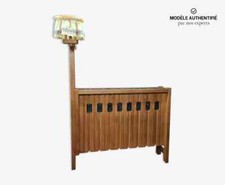 Bar vintage en chêne GUILLERME et CHAMBRON 