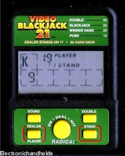 RADICA POCKET VIDEO BLACKJACK