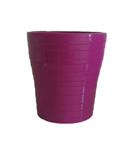 Cache pot rose - , avec