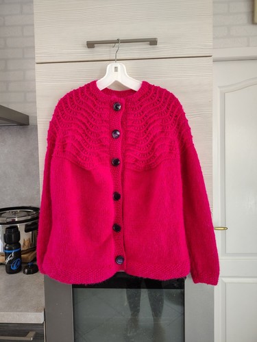 Gilet alpaga point fantaisie - alpaga,