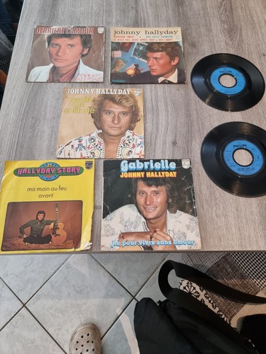 Lot disques vinyles 45 - lot,