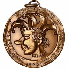 France, Médaille, Heylockvs Princeps Carnavali, Sarrebourg, 1966, Bronze, SPL