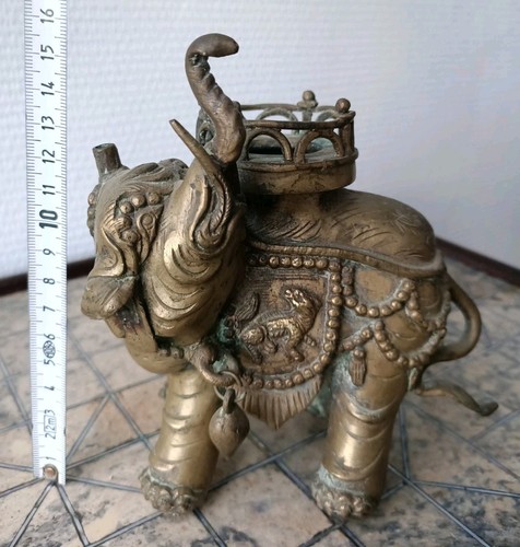 Chinese bronze incense - , burner