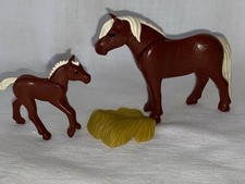 Playmobil Poney Et Son Petit