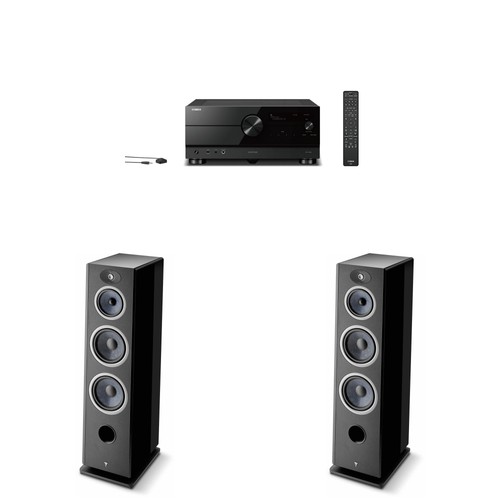 Focal vestia no4 - black, 3-way