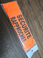 BRASSARD TISSU ORANGE SECURITE