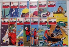 Lot de 13 tintin Ed Française = Recueil/Album N° 35 (1958)