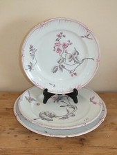 3 plats Lunéville China -