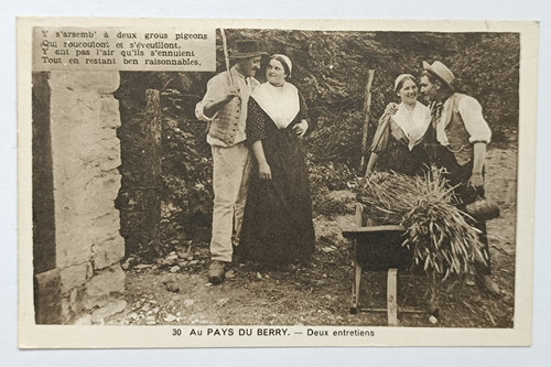 Cpa pays du berry - -, au