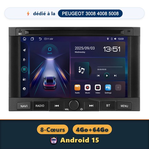 Autoradio android peugeot - 15,