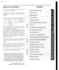 MANUEL ATELIER REVUE RÉPARATION PDF HONDA NX NX250