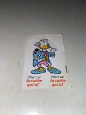 IMAGE PUB AUTOCOLLANT STICKER LA VACHE QUI RIT MICKEY RÉVOLUTIONNAIRE 1989
