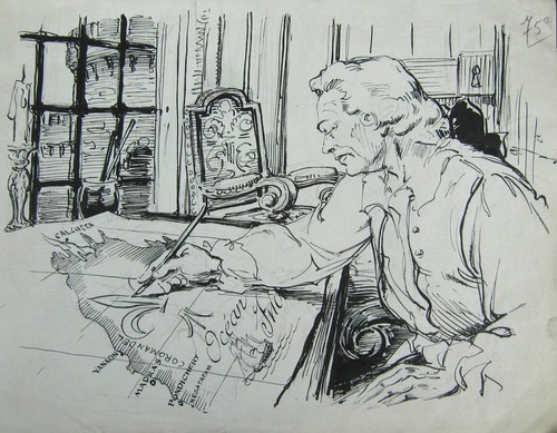 André hoffer dessin tableau - andré,