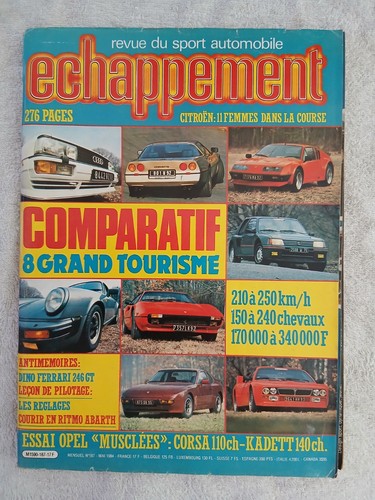 Echappement 187 1984 505 - echappement, n°187