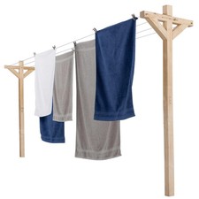 Etendoir à linge extérieur MADERA capacité 12M en bois