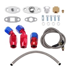 Tuyau 10AN Turbo Huile Ligne d'alimentation T3 T4 T04E T70 GT28 Oil Feed Line