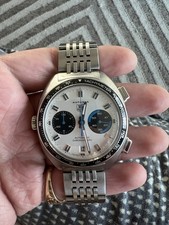 TAG Heuer Autavia Chrono - 43mm Blanc Panda Cadran Montre - CY2110 (Set Complet)