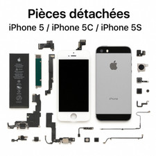 iPhone 5 / 5C / 5S – Pièces détachées – Batterie, Écran, Carte Mère et plus
