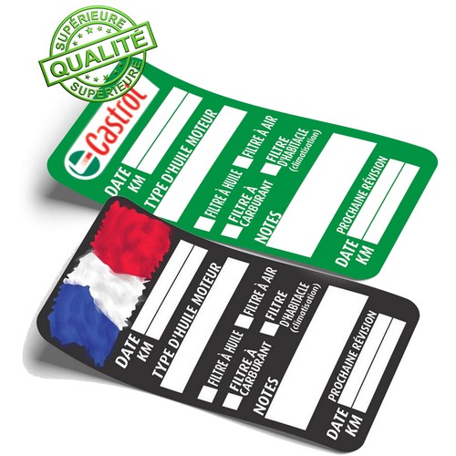 Autocollant entretien voiture - autocollant,
