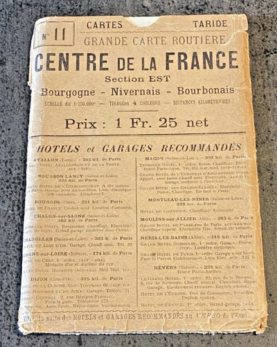 Carte routière taride centre - routière,