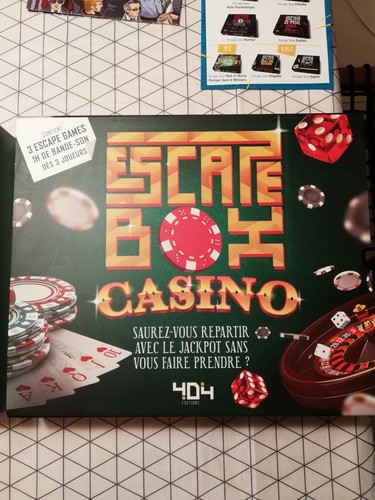Jeu société escape box - jeu,