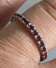 BAGUE ALLIANCE PIERRE DE VERRE