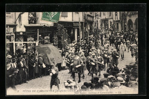 Cpa bourges fetes - bourges,,