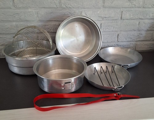 Kit gamelles alu camping roc - camping,