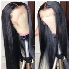 Perruque Cheveux Humain Naturel lisse 22 pouces (55,88cm)