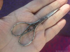 Ciseaux Ancien feuilles Metal