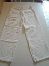 Pantacout Blanc Long 3/4 Marque Affinités Armand Thiery Taille 36