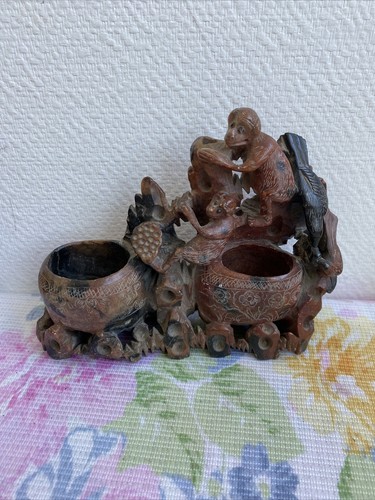 Ancien rince pinceaux - rince, steatite
