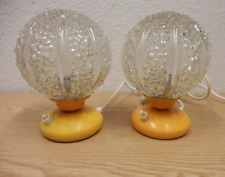 Paire De Lampes À Boule 60/70