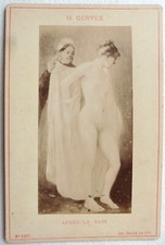 PHOTO CABINET card nu peinture GERVEX U241