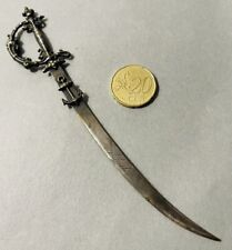 Superbe épée sabre coupe-papier ancien - ATTRIBUÉ - avec ancre de marine. Rare !