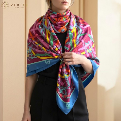 Rare vintage foulard soie - foulard,