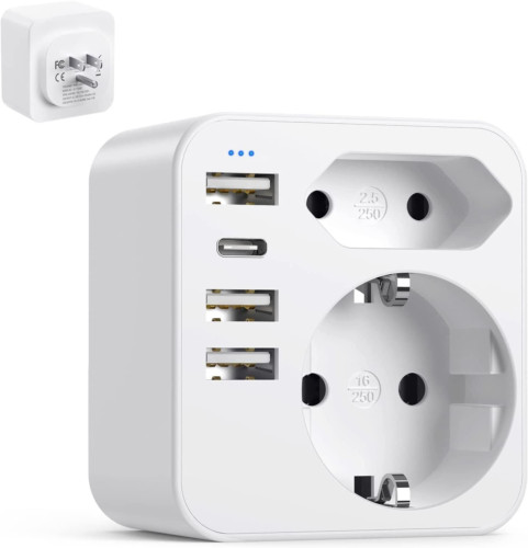 Adaptateur prise france - 6, en