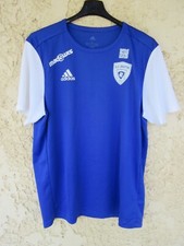 Maillot S.C BASTIA ADIDAS football shirt bleu Corse collection L