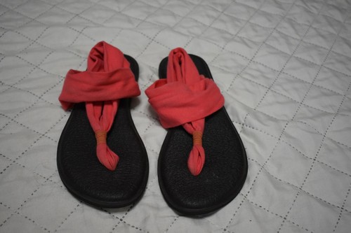 Sanuk yoga sling coral flip - sanuk,