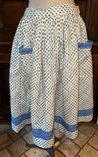 Jupe provençale faite main, vintage, en coton provençal