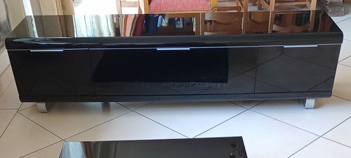 Meuble banc tv noir - banc,