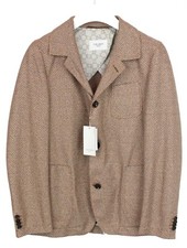 Carl Gross CG Freaker-j Bv Blazer Homme UK 40 24/7 Flexible Lin Mélange en Épi