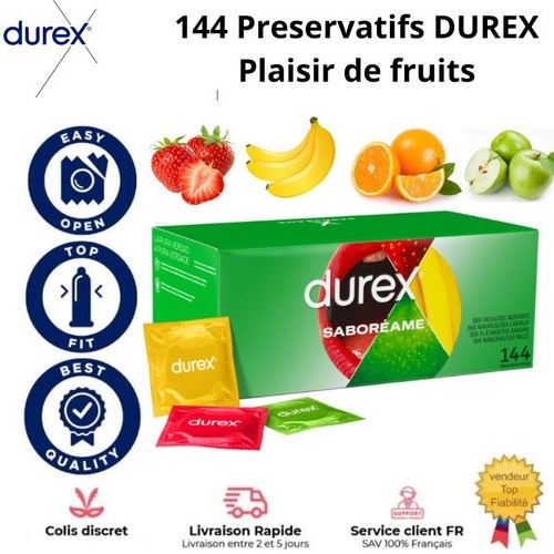 Lot 144 préservatifs durex - lot,