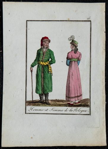 1815 costumes polonais - polonais,